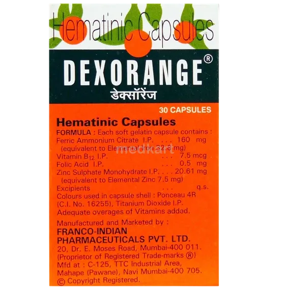 dexorange capsule 30's